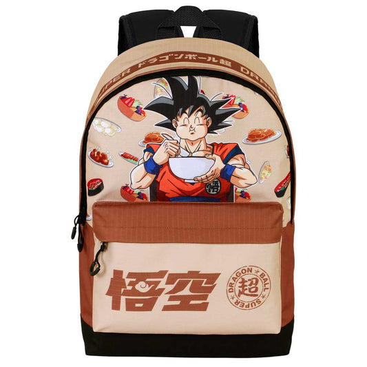 Dragon Ball (Bola de Dragón) Goku Foodie-Mochila HS FAN 2.2, Marrón