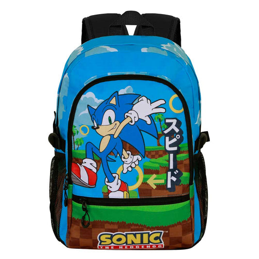 Sonic The Hedgehog - SEGA Greenhill-FAN Fight Backpack 2.2, Multicolour
