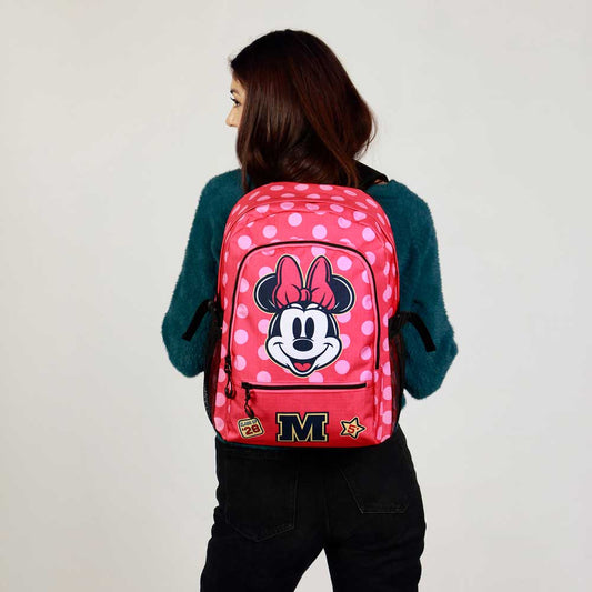 Disney Minnie Mouse Class-Sac à dos Fight FAN 2.2, Rose