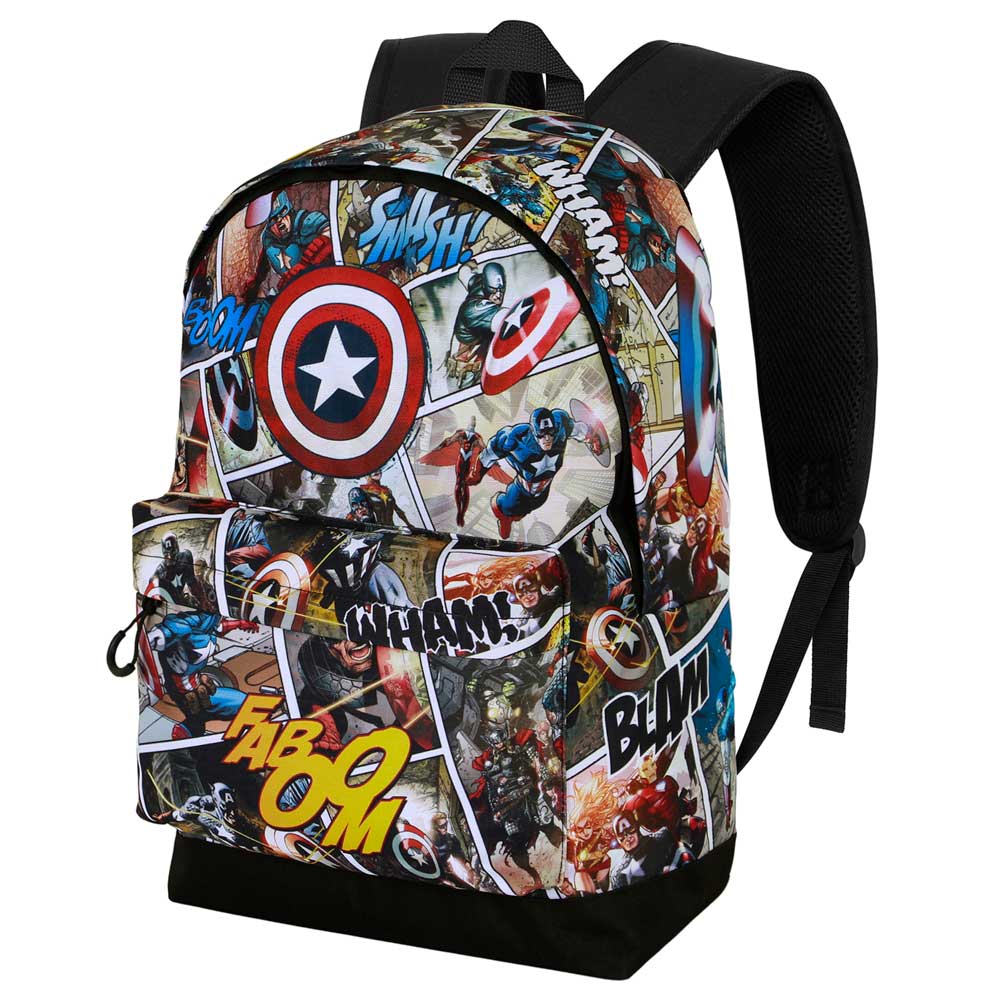 Marvel Captain America Comic-FAN HS Backpack 2.2, Multicolour