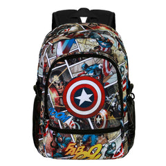 Marvel Captain America Comic-FAN Fight Backpack 2.2, Multicolour