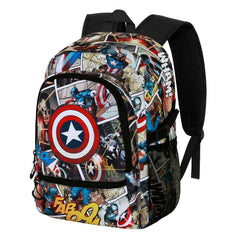 Marvel Captain America Comic-FAN Fight Backpack 2.2, Multicolour