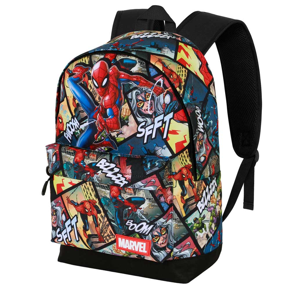 Marvel Spiderman Panels-Sac à dos HS FAN 2.2, Multicolore