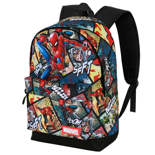 Marvel Spiderman Panels-Sac à dos HS FAN 2.2, Multicolore