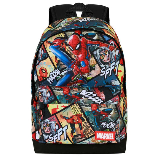 Marvel Spiderman Panels-Mochila HS FAN 2.2, Multicolor