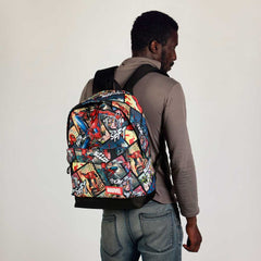 Marvel Spiderman Panels-FAN HS Backpack 2.2, Multicolour