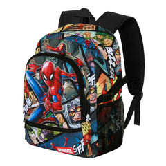 Marvel Spiderman Panels-Sac à dos Fight FAN 2.2, Multicolore