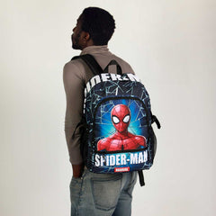 Marvel Spiderman Maximum-Sac à dos Fight FAN 2.2, Bleu