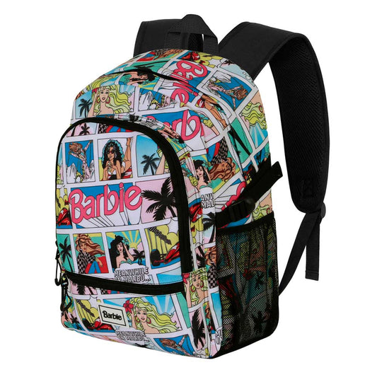 Barbie Comic-Mochila Fight FAN 2.2, Multicolor