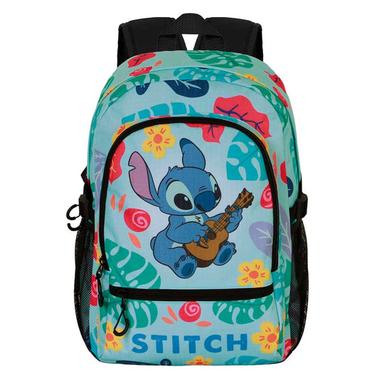 Disney Lilo y Stitch Guitar-Mochila Fight FAN 2.2, Verde