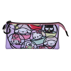 Sanrio Hello Kitty Gashapon-Triple Pencil Case, Pink