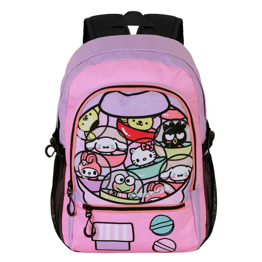 Sanrio Hello Kitty Gashapon-Mochila Fight FAN 2.2, Rosa