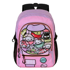 Sanrio Hello Kitty Gashapon-Mochila Fight FAN 2.2, Rosa