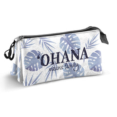 Disney Lilo y Stitch Couple-Estuche Portatodo Triple, Lila