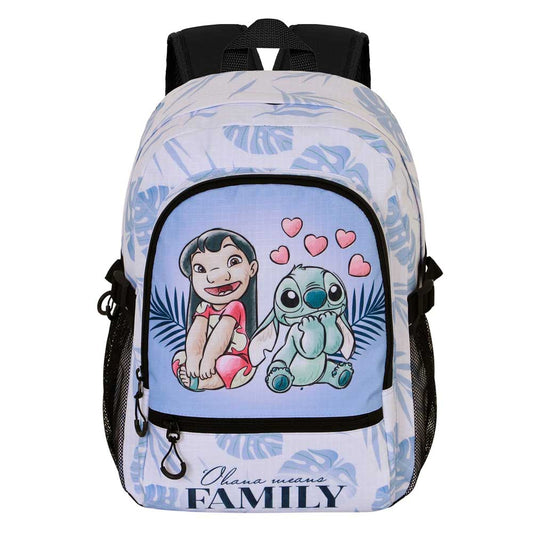Disney Lilo y Stitch Couple-Mochila Fight FAN 2.2, Lila