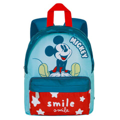 Disney Mickey Mouse Smile-Joy Preschool Backpack, Blue