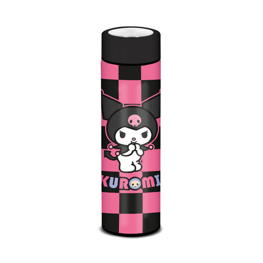 Sanrio Kuromi Chess-Bouteille Block, Noir