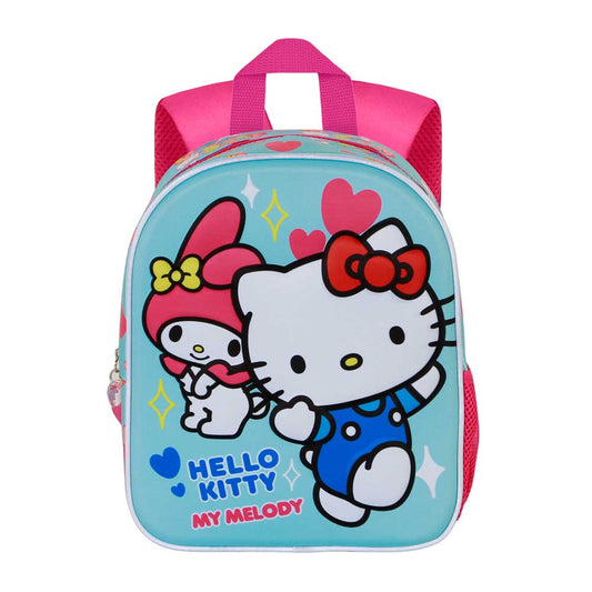 Sanrio Hello Kitty Friendship-Mochila 3D Elite, Azul
