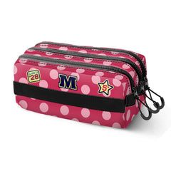Disney Minnie Mouse Class-Estuche Portatodo Trick FAN 2.2, Rosa