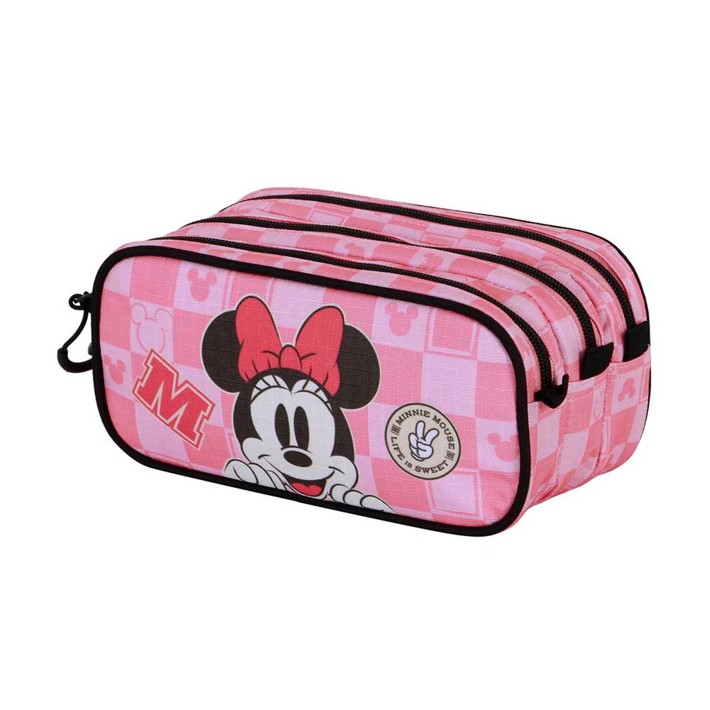 Disney Minnie Mouse Journey-Estuche Portatodo Trick FAN 2.2, Rosa