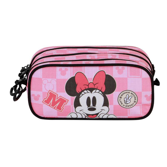 Disney Minnie Mouse Journey-Estuche Portatodo Trick FAN 2.2, Rosa