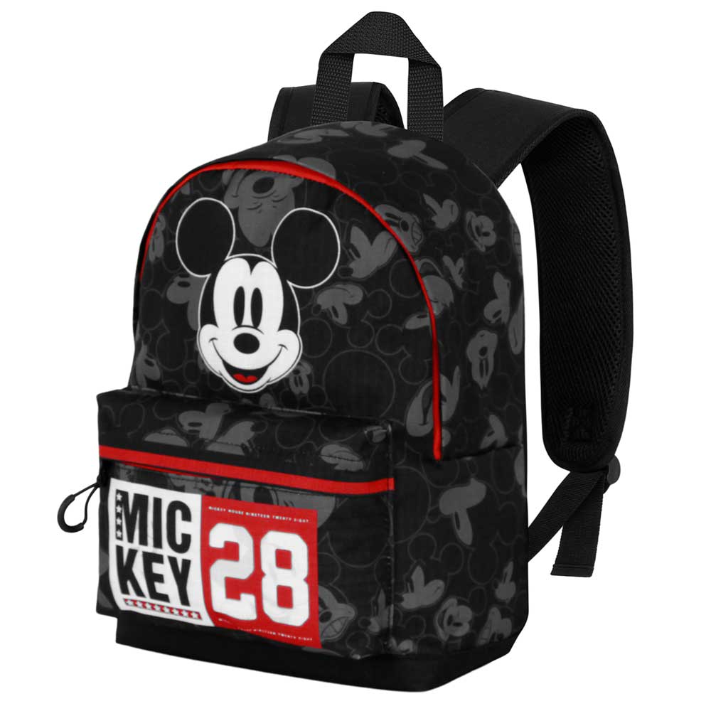 Disney Mickey Mouse Year-Small FAN HS Backpack, Black