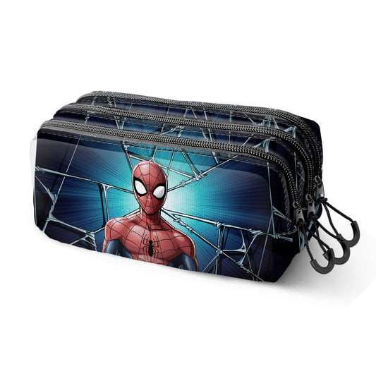 Marvel Spiderman Maximum-Estuche Portatodo Trick FAN 2.2, Azul