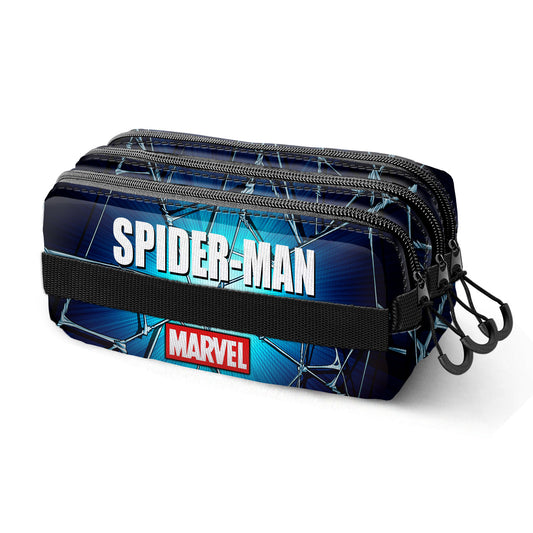 Marvel Spiderman Maximum-Estuche Portatodo Trick FAN 2.2, Azul