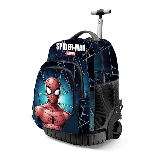 Marvel Spiderman Maximum-Mochila Trolley GTS FAN, Azul
