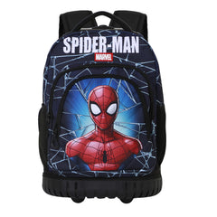 Marvel Spiderman Maximum-Zaino Trolley GTS FAN, Blu