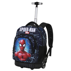 Marvel Spiderman Maximum-Zaino Trolley GTS FAN, Blu