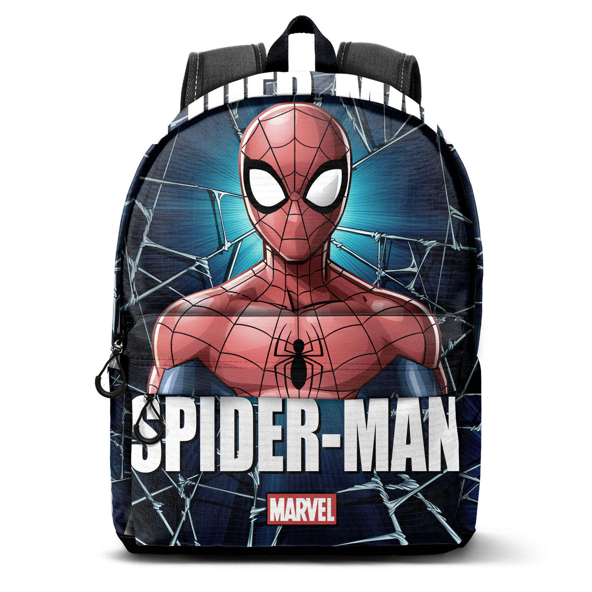 Marvel Spiderman Maximum-Zainetto Piccolo HS FAN, Blu