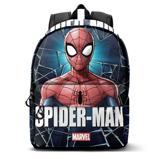 Marvel Spiderman Maximum-Mochila Pequeña HS FAN, Azul