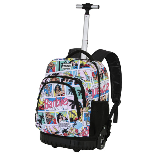 Barbie Comic-Zaino Trolley GTS FAN, Multicolore