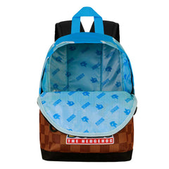 Sonic The Hedgehog - SEGA Greenhill-Mochila Pequeña HS FAN, Multicolor