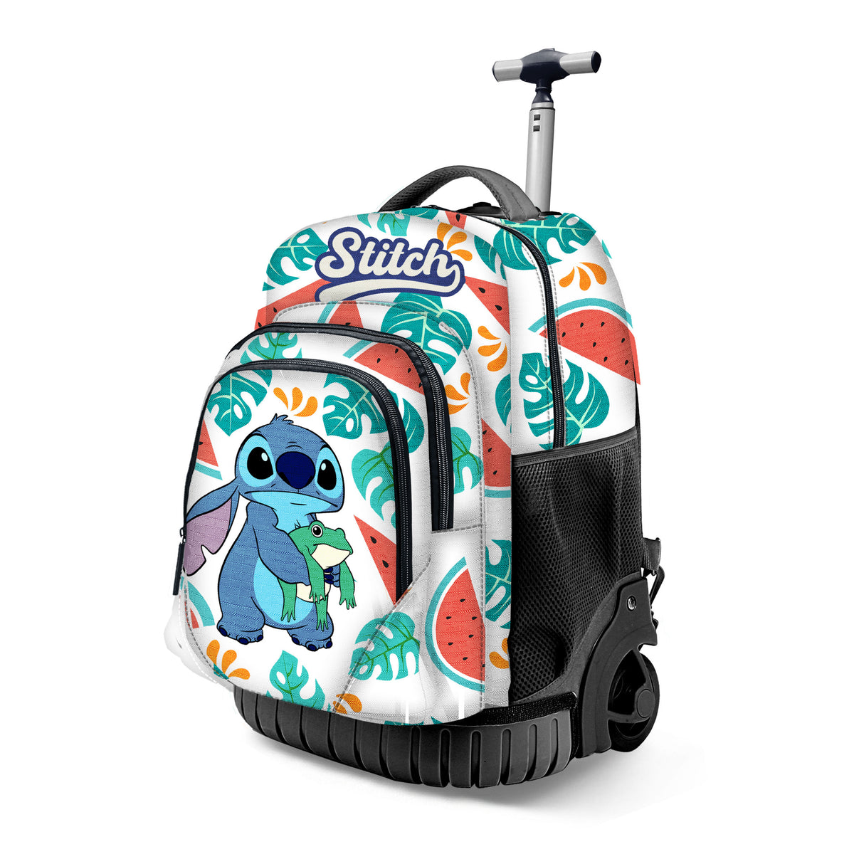 Disney Lilo and Stitch Frog-FAN GTS Trolley Backpack, Multicolour