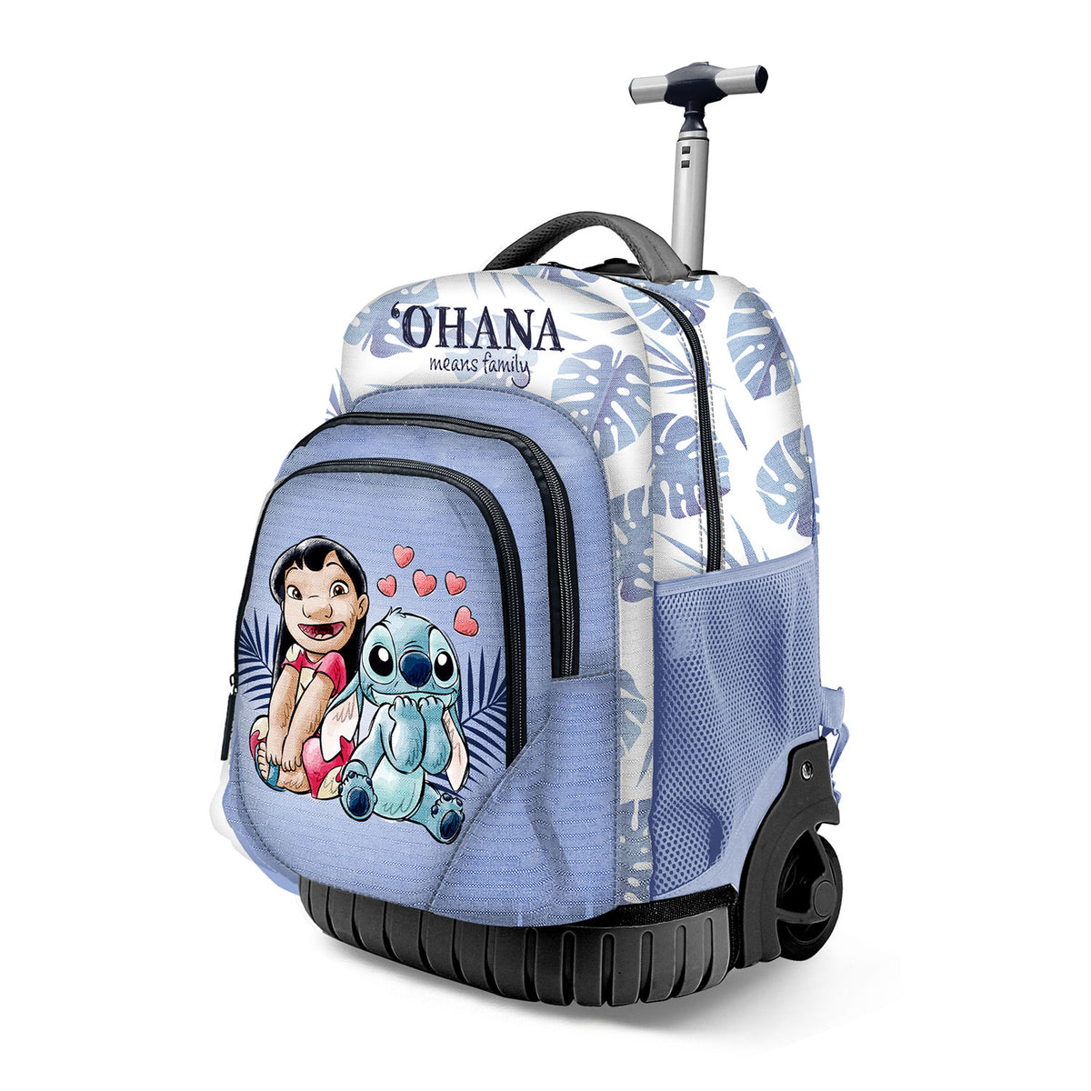 Disney Lilo and Stitch Couple-FAN GTS Trolley Backpack, Lilac
