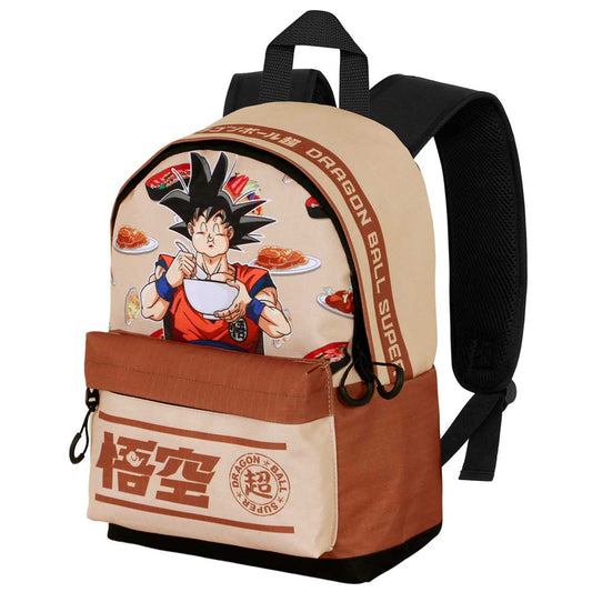 Dragon Ball (Bola de Dragón) Goku Foodie-Mochila Pequeña HS FAN, Marrón