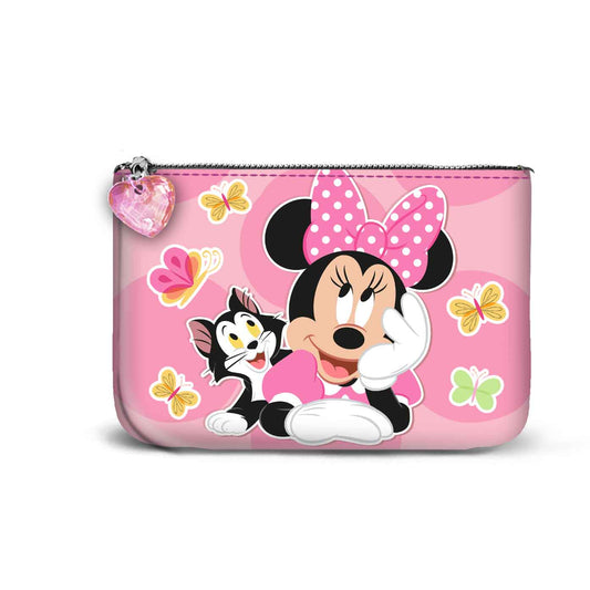 Disney Minnie Mouse Kitten-Monedero Cuadrado Pequeño, Rosa