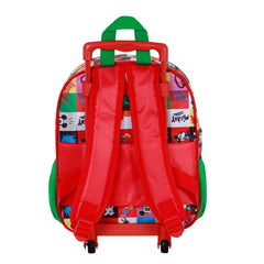 Disney Mickey Mouse Mood-Mochila 3D con Ruedas Pequeña, Multicolor