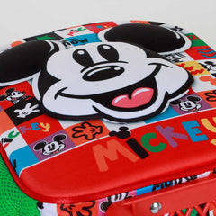 Disney Mickey Mouse Mood-Mochila 3D con Ruedas Pequeña, Multicolor