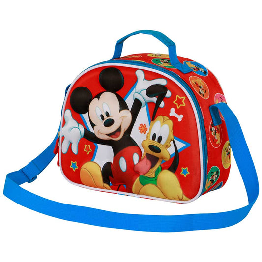 Disney Mickey Mouse Star-3D Lunch Bag, Multicolour
