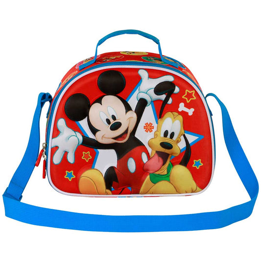 Disney Mickey Mouse Star-3D Lunch Bag, Multicolour