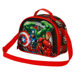 Marvel Avengers Almighty-Borsa Porta Merenda 3D, Rosso