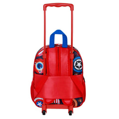Marvel Captain America Patriot-Small 3D Backpack with Wheels, Multicolour