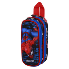 Marvel Spiderman Wall-3D Double Pencil Case, Red