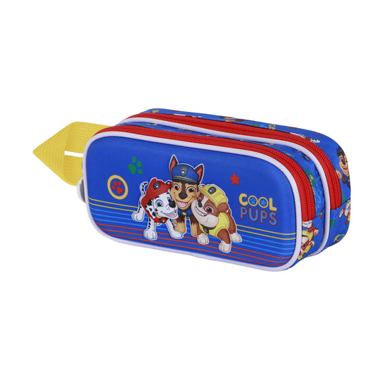 Paw Patrol Cool-Astuccio 3D Doppio, Blu