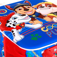 Paw Patrol La Patrulla Canina Cool-Mochila 3D con Ruedas Pequeña, Azul