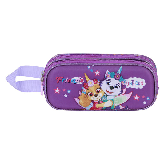 Paw Patrol Magic-Astuccio 3D Doppio, Lilla