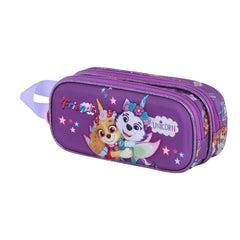 Paw Patrol Magic-3D Double Pencil Case, Lilac